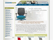 Tablet Screenshot of chairsnow.com